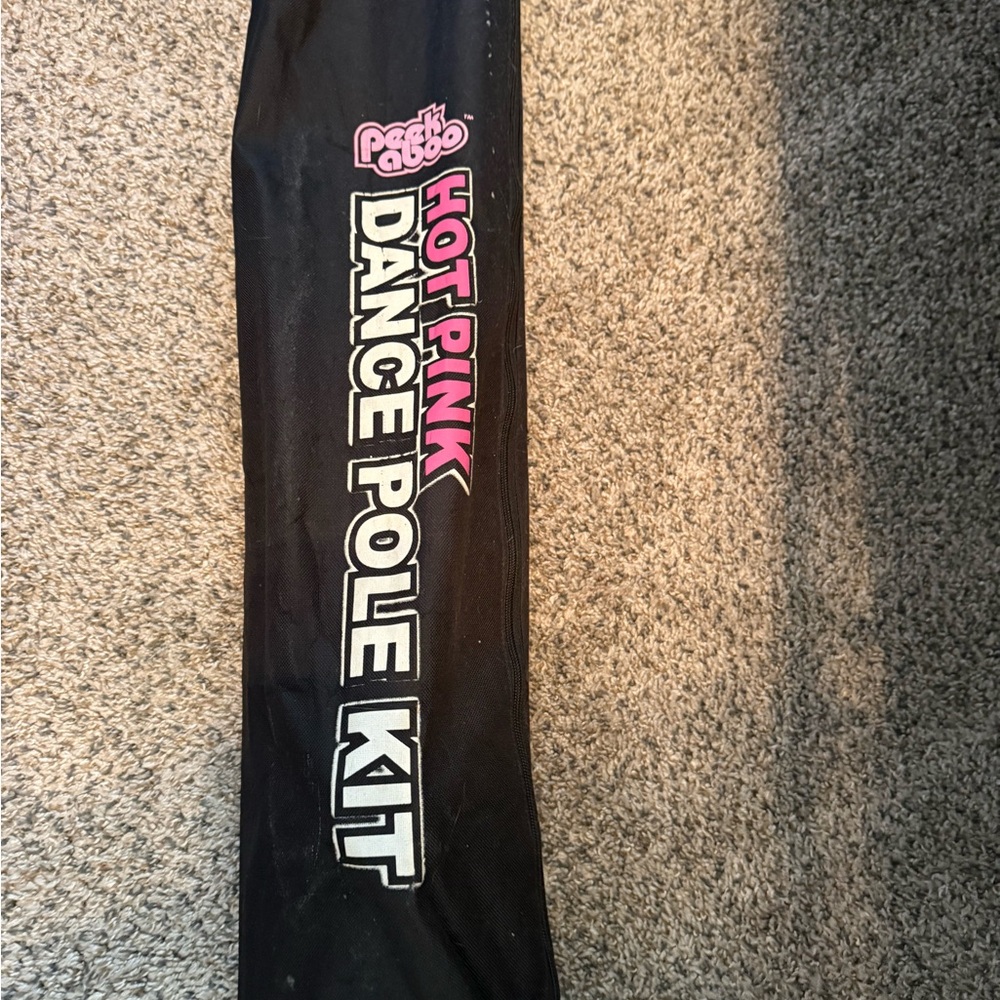 PeekaBoo Dance Pole Kit with Pink Logo